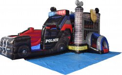 Police20Car20Combo20WetDry V SL20include20ground20cover202 1677520006 Police Water slide combo